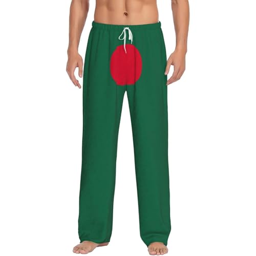 Pantalon de pyjama homme imprimé Bangladesh : vêtement de nuit respirant et léger