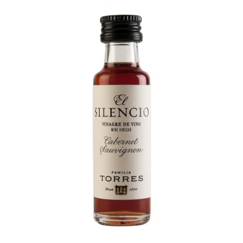 EL SILENCIO | Caja 242 Miniaturas de Vinagre de Vino Tinto Cabernet Sauvignon - Botella Vidrio 20 ml