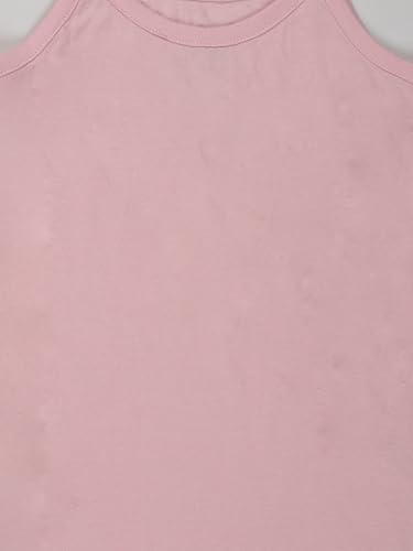 Image of KiddoPanti Girls 100% Cotton Rib Solid Camisole Tank Top Pack of 3