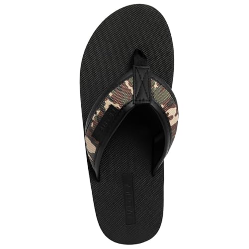 Image of Nautica Men's Flip Flop Shower Sandals Slides - Comfortable Waterproof Beach Footwear Slip-On Thong (Medium /Wide Width)