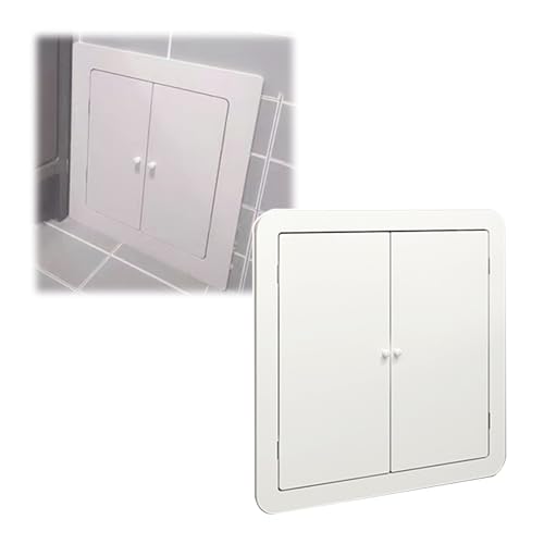 HJLKDYM Puerta Acceso PVC Alta Resistencia, Cubierta Empotrada Radiador Vapor, Cubierta Decorativa Tubería Gas, Cubierta Tuberías Gas En Oficina, Valla Privacidad(70x60cm)