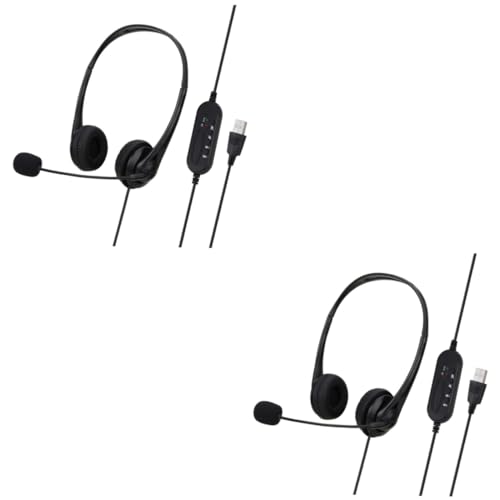 Casque filaire pour cours en ligne et télétravail silencieux avec le kit double Gadpiparty