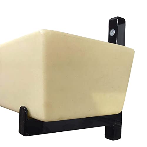 Suporte De Ferro P/ Jardim Vertical Com Vaso Floreira 80cm Cor: Bege