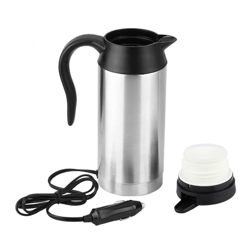 Tetera Eléctrica Para Coche 12V Acero Inoxidable 750ml miniatura 7