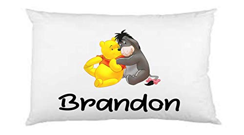 Personalized Pooh and Eeyore Pillowcase