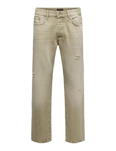 Onsedge STR jean homme beige pour remplacer le denim bleu classique avec style