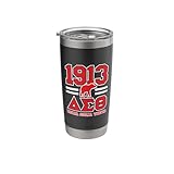 Delta Sigma Theta Sorority Paraphernalia, Delta 1913 HBCU Stainless Steel Insulated Tumbler