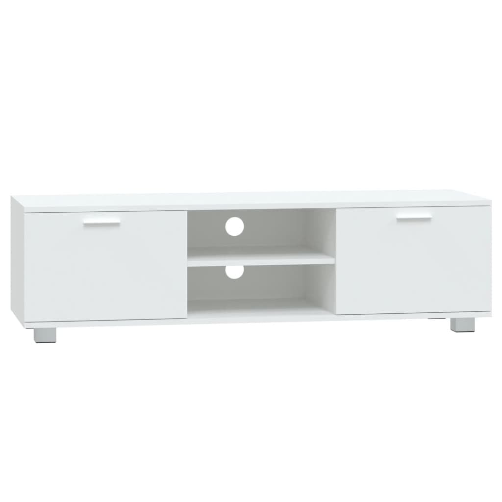 stand tv bianco legno multilayer 140x40.5x35 cm