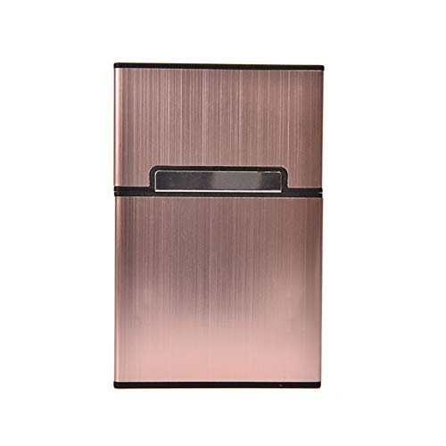 Linyuex Zigaretten-Etui - Personality Aluminium Rauchen Zigarettenetui Mode Herren Zigarrentabak Halter-Taschen-Kasten-Speicher-Container-Geschenkbox (Color : 5) Cover