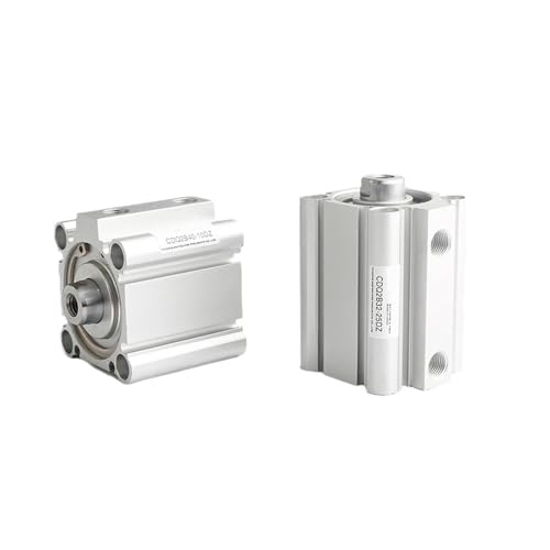 Vérin compact CDQ2A25 mince double effet pour automatisation industrielle - 2