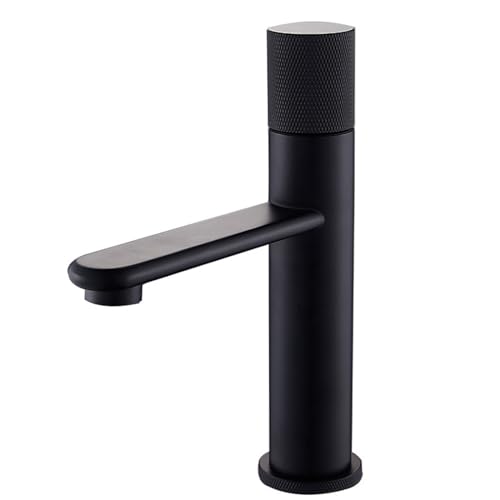 Deep Space Gray Bathroom Toilet washbasin Basin Double Hole Full Copper hot and Cold Gray Faucet (Size : B-Flat-Short, Color : 60cm Pipe)