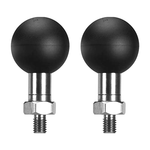 FANAUE Base de Montage à Bille de 1 Pouce, Compatible avec Les Bras à Double Douille de Taille B de RAM Mounts, Convient aux vis M6x1, aux Motos, aux ATV et...