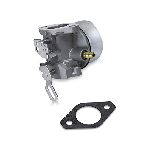 Everest Parts Supplies Carburetor with Gasket Replaces Tecumseh 640349 640052 640054 8hp 9hp 10hp LH318SA LH358SA Carburetor with Primer Bulb & Fuel LINE