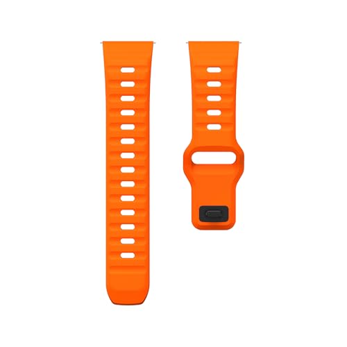 Image of ACM Watch Strap Sports Silicone Belt compatible with Universal 22mm Size Replacement Strap Smartwatch Breatheable Band