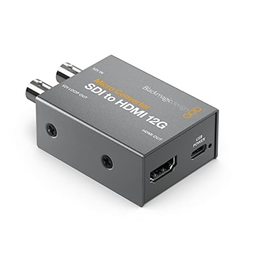 Blackmagic Design Micro conversor bidirecional SDI para HDMI 12G