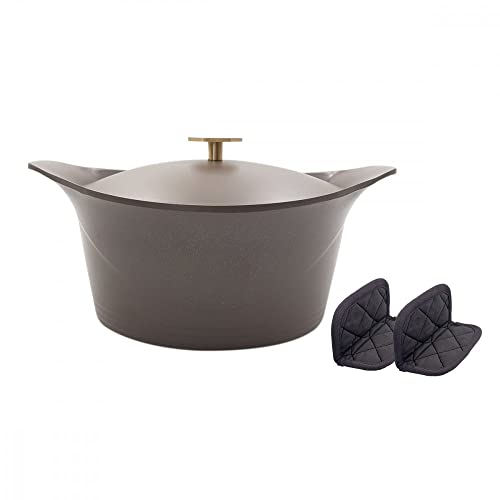 Cookut MA Jolie Cocotte, Céramique, Taupe, 24 cm