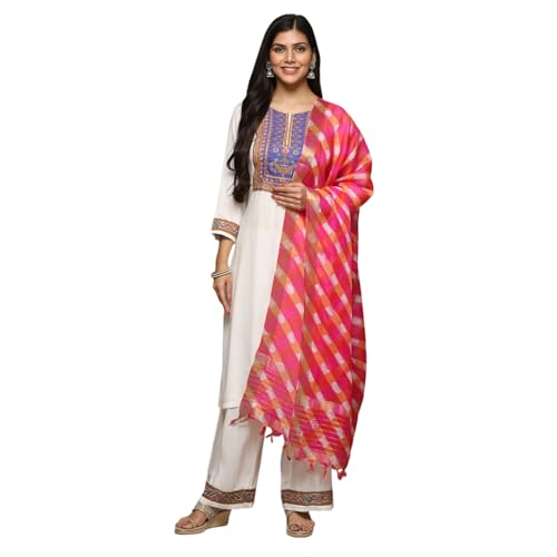 Image of BIBA Women's Cotton Kurta Suit Set