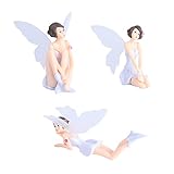 Desktop ornament--also can be used as cake decoration for birthday, theme party,Miniature Flower Fairy