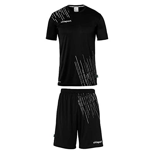 uhlsport Score 26 Fußball Trikot-Set Trikotsatz - Komplettes Fußball-Trikot-Set bestehend aus Trainings-T-Shirt und kurze Trainings-Hose - 10 Varianten verfügbar für Erwachsene und Kinder