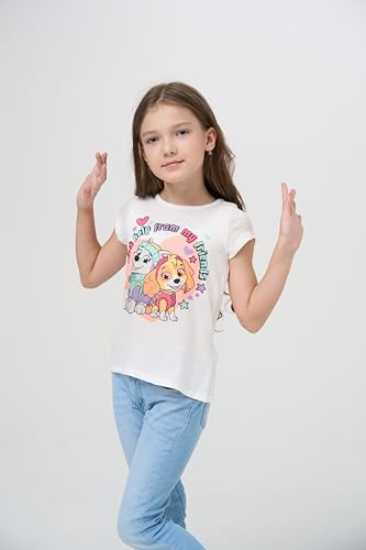 Image of Paw Patrol Girls 3 Pack Short Sleeve T-Shirt for Toddler to Little Kids