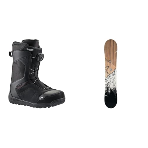 Bottes de snowboard Head REV BOA pour pieds forts avec planche Rush 159W