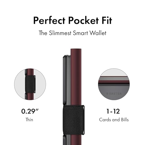Image of Ekster Aluminum Cardholder Wallet for Men | Metal Wallets with RFID Blocking Layer | Slim & Minimalist Aluminum Wallet with Push Button for Quick Card Access