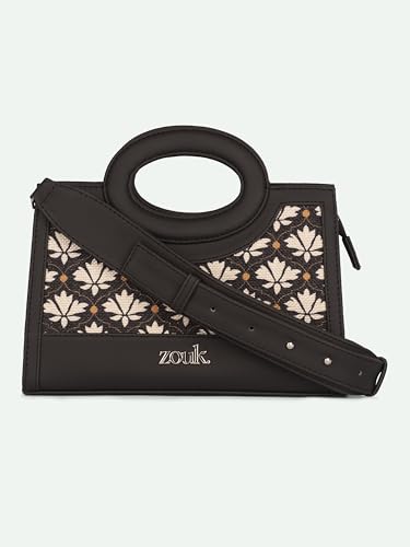 Image of ZOUK Zoe Sling Bag | Stylish Women's Crossbody Bags | Purse | Detachable Strap | Water-Resistant | Trendy Girls Side Bag | Compact & Chic
