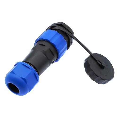 Conector SP20 IP68 de 7 pines macho hembra aéreo para cable estanco 3