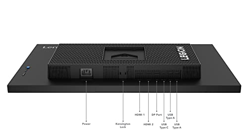 Lenovo Legion Y27h-30 - Écran Gaming 27" avec EyeSafe (2K QHD, IPS, 180Hz, 0.5ms MPRT, HDMI, Câbles DP et USB-C, FreeSync Premium, Haut-parleurs) Réglage en Inclinaison/hauteur/rotation/pivot