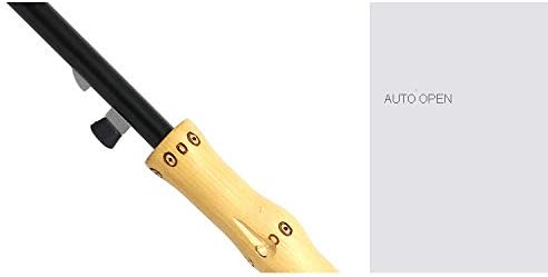 ThreeH Bamboo Stick Umbrella Auto Open Solid Color Fashionable and Simple 190T 16 Ribs,KS08 Pink - Image 8