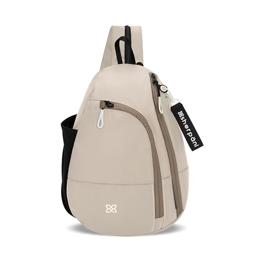 Sherpani Wayfarer, Small Convertible Sling Backpack, 8L Travel Bag, Shoulder Sling Purse, Travel Gifts for Women