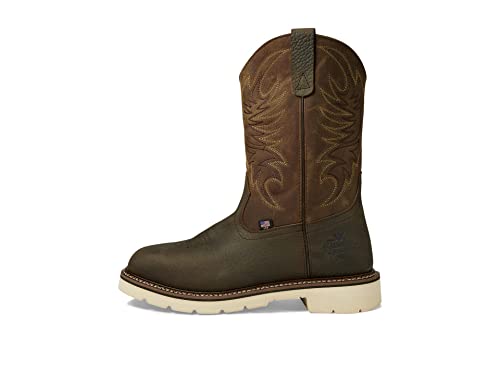Thorogood American Heritage 11" Square Toe Wellington Leather Work Boots for Men with Slip-Resistant Outsole4