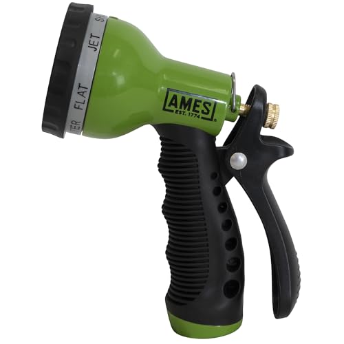 Ames 7-Pattern Water Hose Sprayer Nozzle for Outdoor, Car Washing, and Garden Upkeep