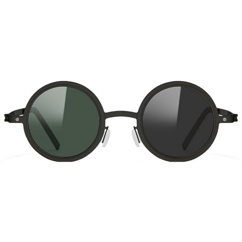 ND sunglasses, Adjustable Tint Sunglasses for Men, 1-9 Gears Rounded Polarized Sun Glasses with Nd Filter Lenses