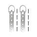 Super Heavy Duty Extra Large Strap Hanger - 2 Pack - 4 Hole D-Ring Hanger
