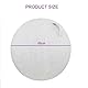PEESHON Schutzhülle für Gymnastikball,Yoga Ball Abdeckung,65cm Gymnastikball Bezug Faltbar Sitzbälle Stoff Bezug für Fitnessball Pilates Yogaball/Büroball Balance Ball
