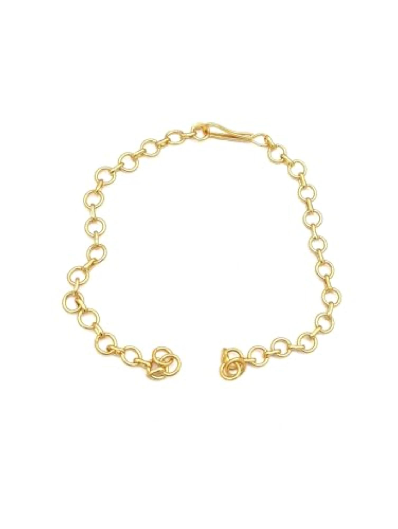 One Gram Plated Back Chain Necklace