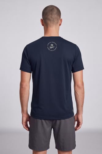 Image of Reebok Men's Polyester Gym T-Shirt - Quick Dry Moisture Wicking Sports T-Shirt for Men | Workout Running Training Tshirt for Men | Half Sleeve Active Tee