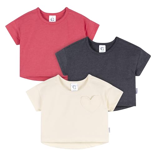 Image of Gerber Baby Girls 3-Pack Short Sleeve Tees