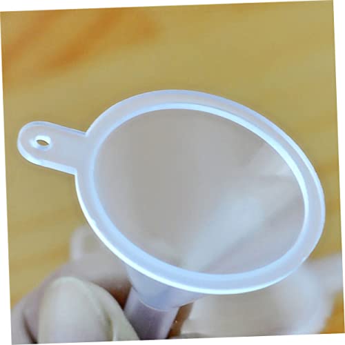 BESTonZON 20 Pçs Funil De Frasco Funil De Plástico Funil De Perfume Pequeno Funil Frasco Frasco Pequ