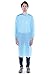 Disposable Isolation Gown | Blue | Breathable Material | Unisex | Non-Restrictive | One Size Fits Most (1)