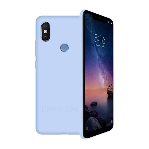 Image of Case Creation Luxurious OG Series for Xiaomi Redmi 6 Pro Case Cover,Anti-Dirty Slim Case Frosted Matte Cute Candy TPU Raised Bezel (Splash of Color) Back Cover for Redmi 6 Pro -Lake Green