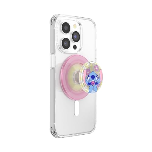 Image of PopSockets Phone Grip for MagSafe, Magnetic Holder, Phone Stand, Disney Lilo & Stitch - Stitch Snacks