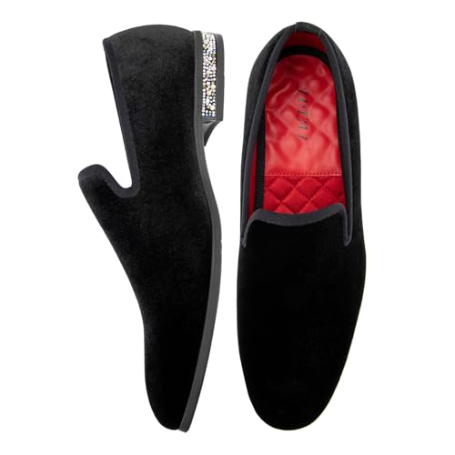 Image of JITAI Men's Dress Shoes - Casual Rubber & Leather Loafers for Men - Fashion Business Formal Wear