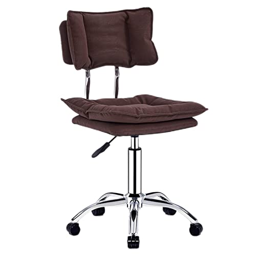 Silla de bar giratoria ajustable con asiento de piel sintética para cocina, hogar y pub