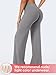 YEOREO Workout Leggings Womens No Front Seam Straight Leggings 29