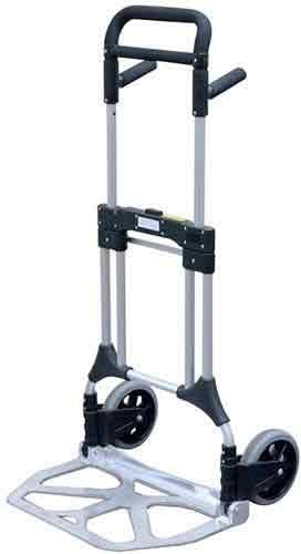 Milwaukee Hand Trucks 33893 Aluminum Fold up Hand Truck with 8-Inch Tires