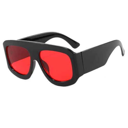 Lunettes de soleil surdimensionnées tendance punk UV400 pour femmes et hommes
