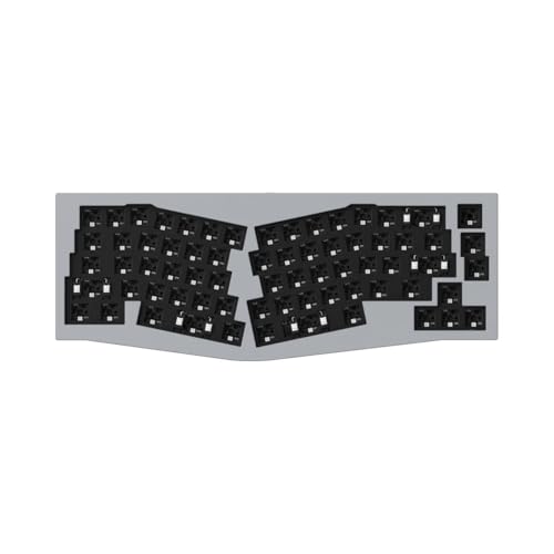 Keychron Q8 65% Alice Layout �x�A�{�[�� ���J�j�J���L�[�{�[�h ? �t�����^���A�L���A�z�b�g�X���b�v�\�AQMK�v���O���}�u���}�N���AMac/Windows/Linux�Ή� RGB �_�u���K�X�P�b�gDIY�L�b�g ? �O���[