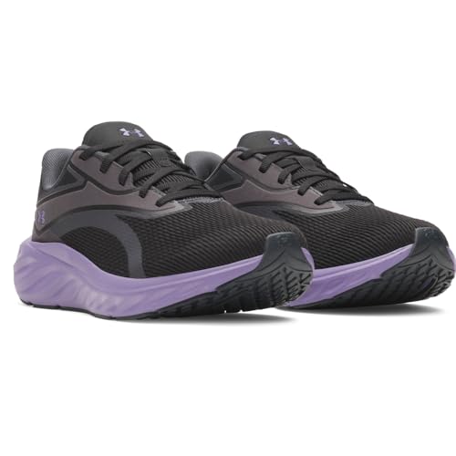 Under Armour Ua W Ascend - Nero/Antracite/Viola Luxe - 5,5, Nero Antracite Viola Luxe, 39 Eu - 2